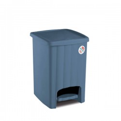 PATTUMIERA MARGHERITA C/PEDALE 20lt BLU PALACE 30x26x38,5cm
