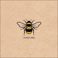 TOVAGLIOLI 33x33 RECYCLED HONEY BEE YELLOW 20pz