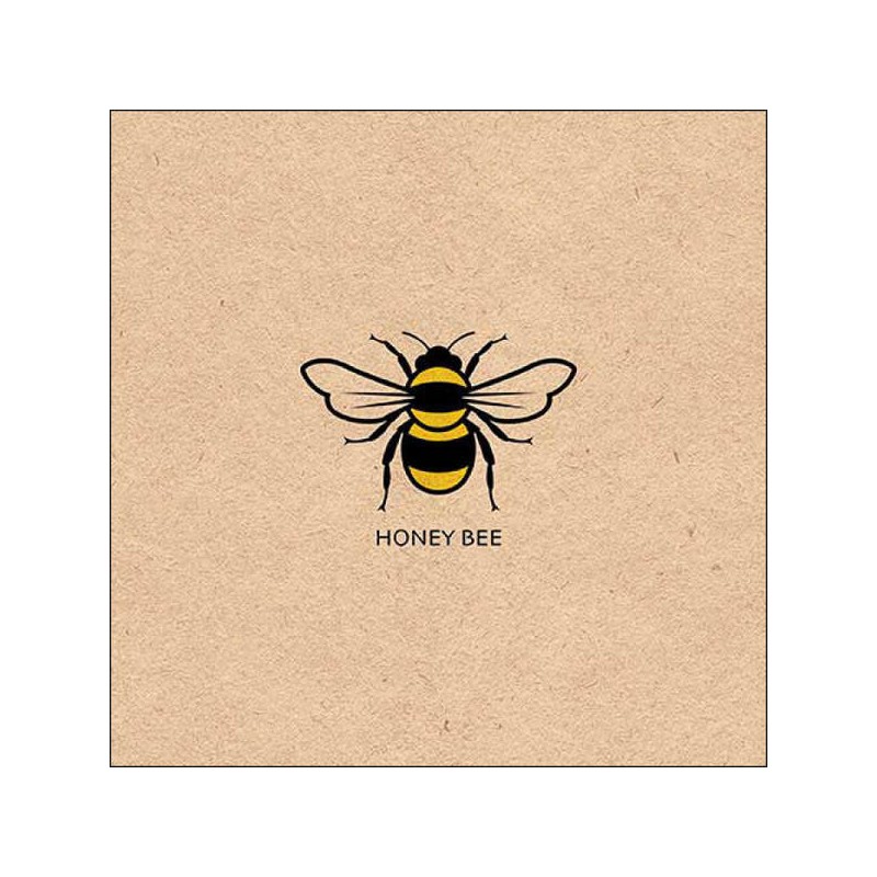 TOVAGLIOLI 33x33 RECYCLED HONEY BEE YELLOW 20pz