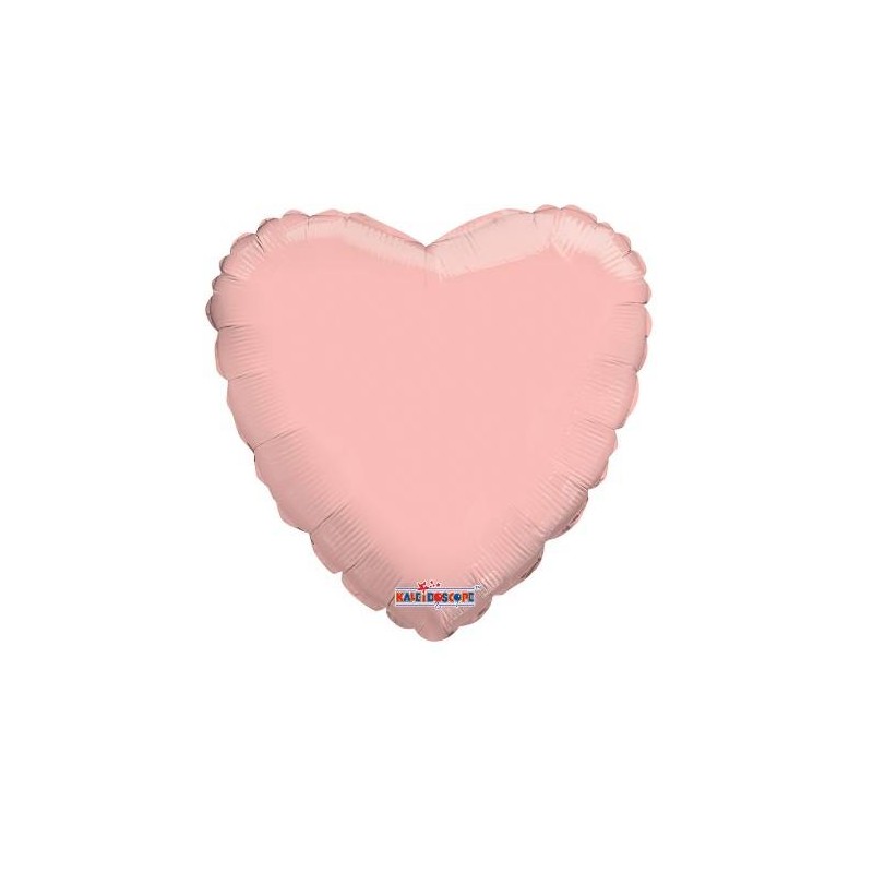 PALLONE MYLAR CUORE ROSA GOLD 18 43cm 1pz RC