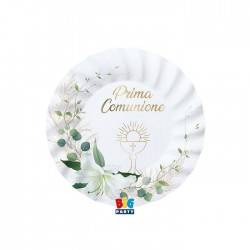 PIATTI DESSERT PRIMA COMUNIONE LILY 8pz