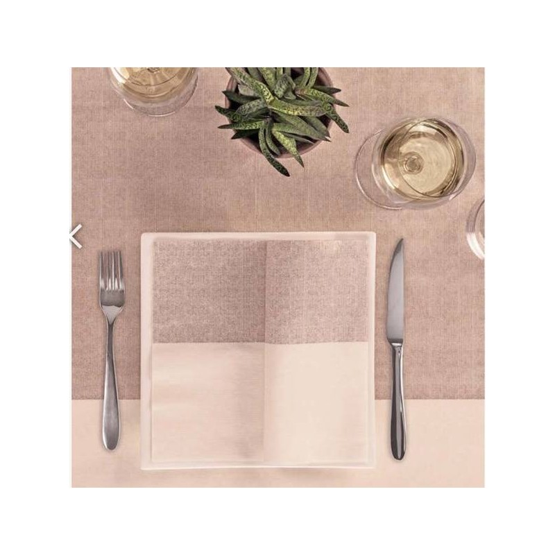 TOVAGLIOLI 40x40 MICRO MAISON CACAO 50pz