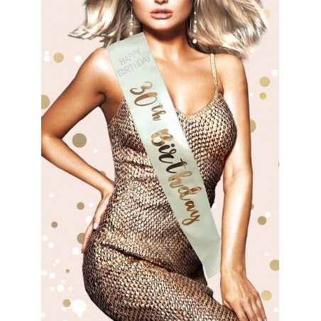 FASCIA ROSE GOLD 30anni