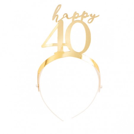 CERCHIETTO HAPPY 40 GOLD 4pz