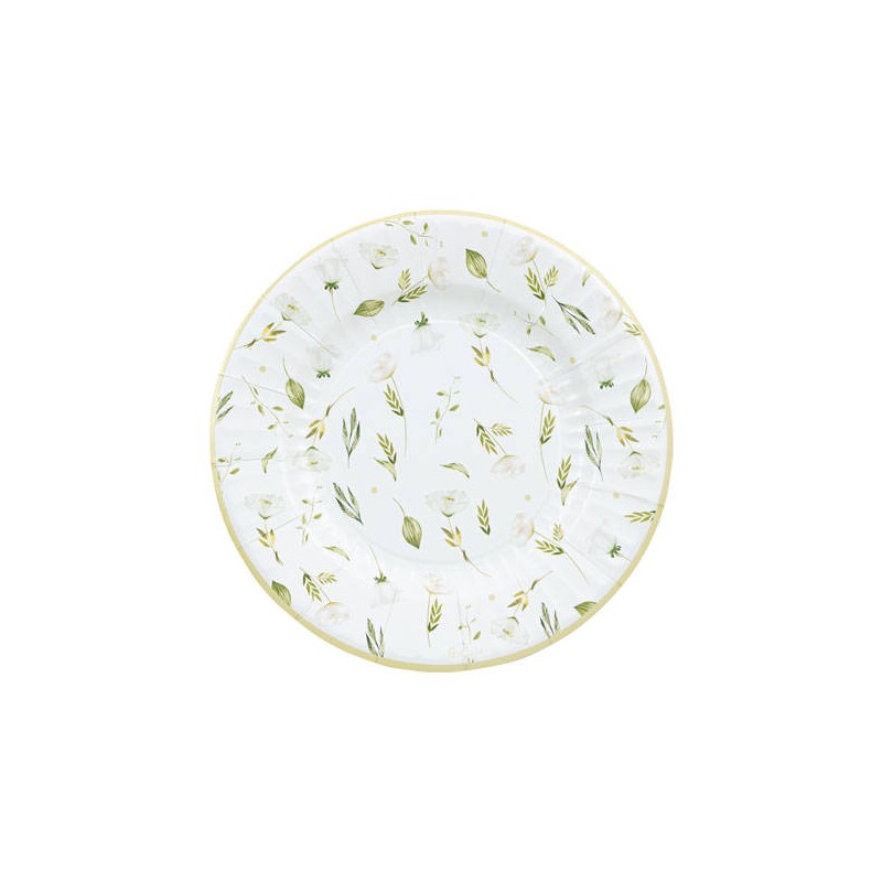 PIATTI DANZA DI FIORI 21cm 8pz