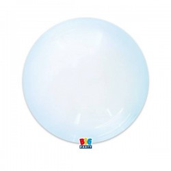 PALLONE DECO BUBBLE ø45cm 18 CRYSTAL CELESTE