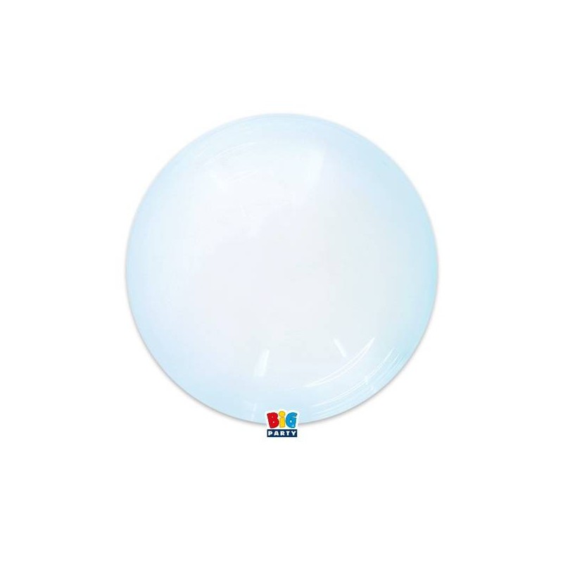PALLONE DECO BUBBLE ø45cm 18 CRYSTAL CELESTE