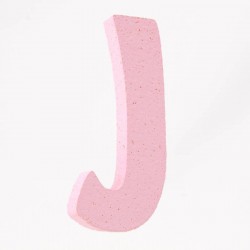 LETTERA POLISTIROLO PASTELLO mm120x90 J ROSA PASTELLO