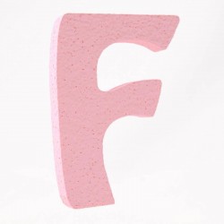 LETTERA POLISTIROLO PASTELLO mm120x90 F ROSA PASTELLO