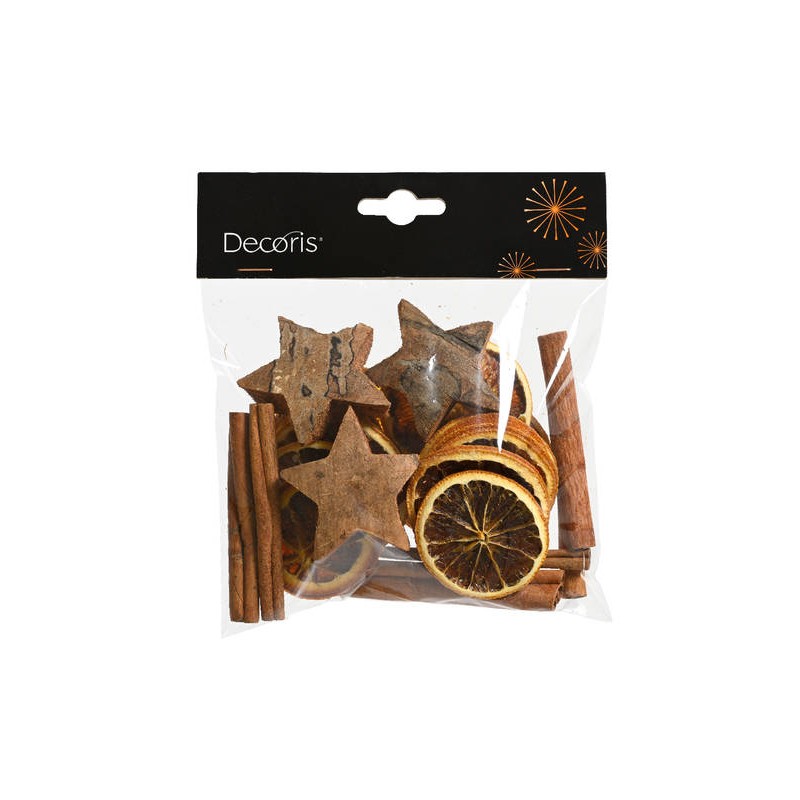 FETTINE ARANCIA CON CANNELLA E STELLE