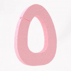 LETTERA POLISTIROLO PASTELLO mm120x90 O ROSA PASTELLO