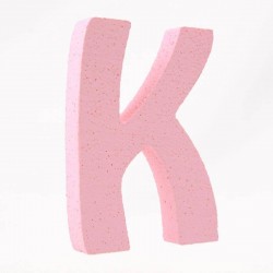 LETTERA POLISTIROLO PASTELLO mm120x90 K ROSA PASTELLO