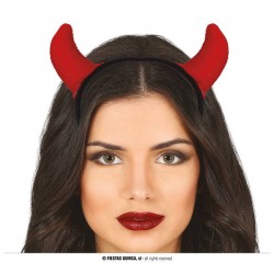 CERCHIETTO DIAVOLO IN STOFFA