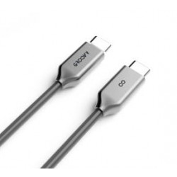 CAVO SILICONE TYPE-C/TYPEC 1M 2.0A GROOVY