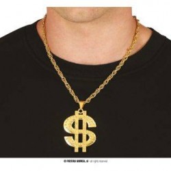 COLLANA DOLLARO IN METALLO