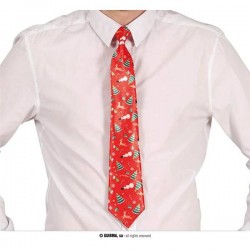 CRAVATTA NATALE ROSSA 45cm