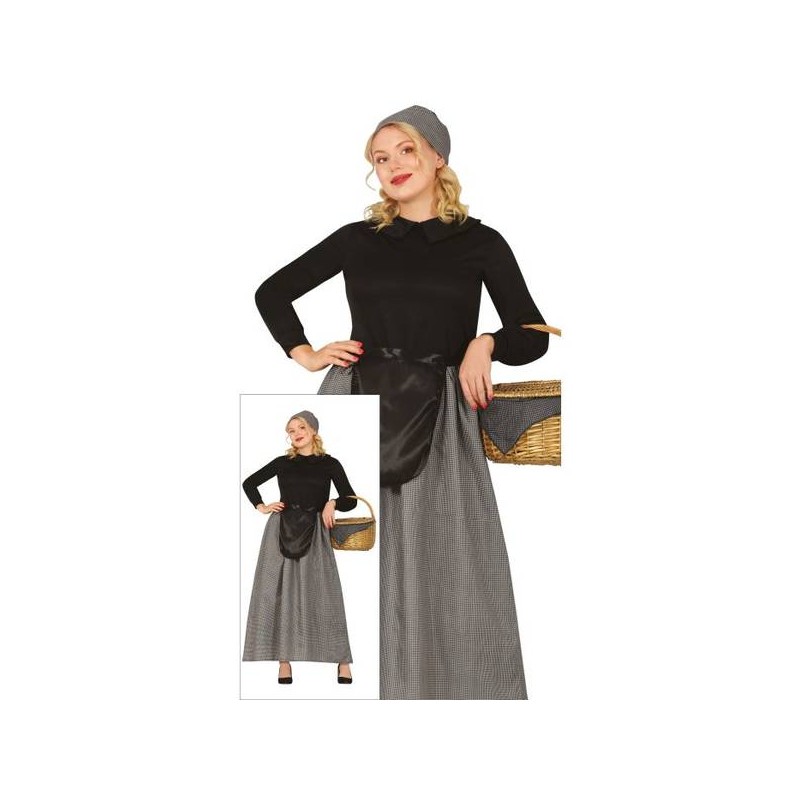 COSTUME VENDITRICE DI CASTAGNE TG.XL 44-46