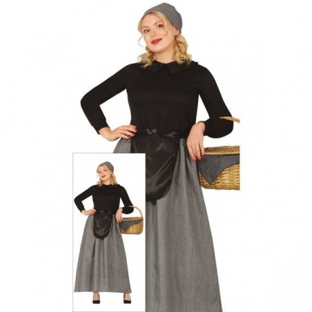 COSTUME VENDITRICE DI CASTAGNE TG.XL 44-46