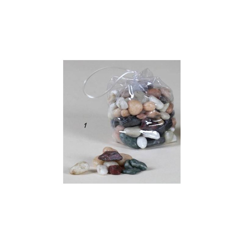 SASSI PICCOLI 1,5-2cm BUSTA 1kg COLORI ASS.TI