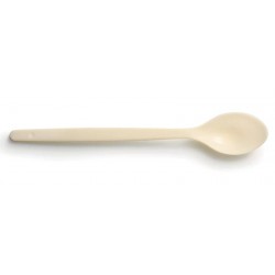 CUCCHIAI GRANITA 18cm BIO COMPOSTABILI PLA 1kg (250pz) CREMA