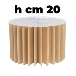 COLONNA ALZATA IN CARTA 180gr ø30 x h.20cm KRAFT con TOP...