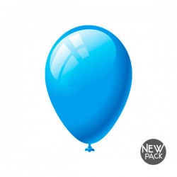 PALLONCINI IN LATTICE 28cm CELESTE 16pz