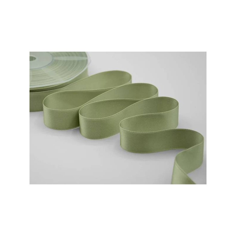 NASTRO DOPPIO RASO mm25x50mt COL.15 VERDE SALVIA
