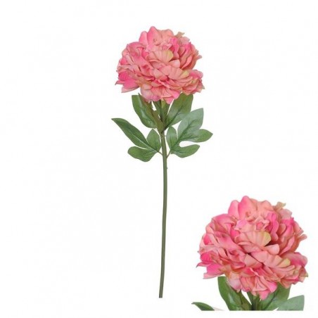 FIORE PEONIA C/STELO 75cm ROSA
