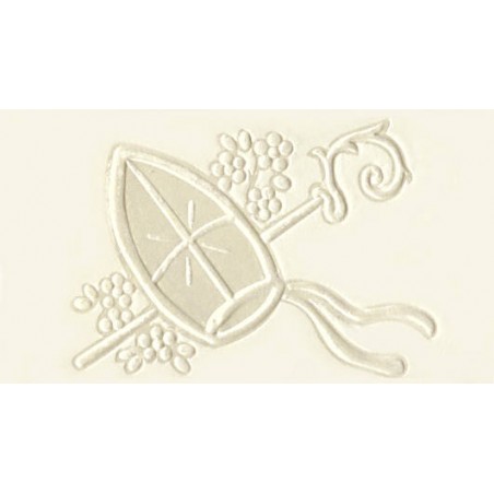 BIGLIETTINO BOMBONIERA CRESIMA AVORIO NEUTRO 20pz