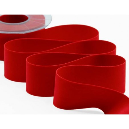 NASTRO VELLUTO DOPPIO mm40x7mt COL.31 ROSSO