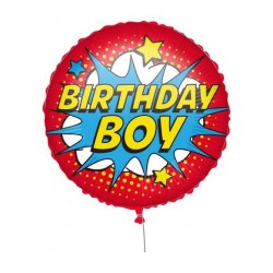 PALLONE MYLAR 45cm HAPPY BIRTHDAY SUPERHERO