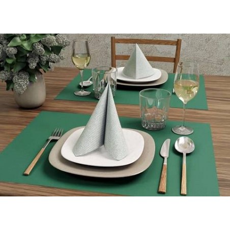 TOVAGLIOLI 38x38 STAR FABRIC VERDE BOSCO 40pz FATO