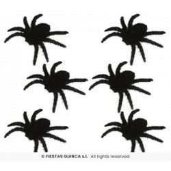 RAGNI 6cm NERI PELOSI 6pz