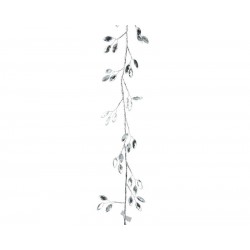 GHIRLANDA FOGLIE ARGENTO 2xh120cm ACRILICO