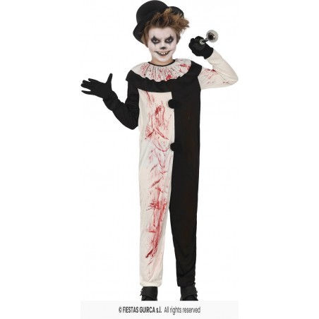 COSTUME BAMBINO TERRORIFIC CLOW 10-12 anni