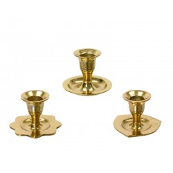 PORTACANDELE ORO 7,5xh6cm 3ass 1pz