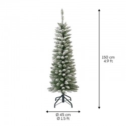 ALBERO PINO VERDE SNOWY SLIM Ø45x150cm