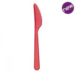 COLTELLI PS ROSSO SMART 18cm 50pz