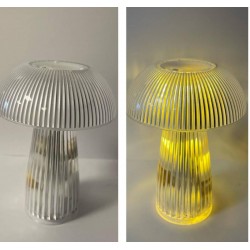 LAMPADA LED FUNGHETTO IN PLEXI 8,5xh12cm 6pz