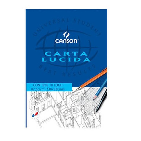 BLOCCO LUCIDO CANSON 23x33mm 10 FOGLI
