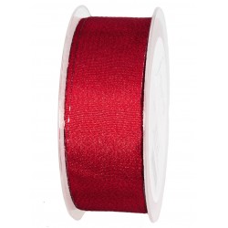 NASTRO WIEN BORDO ORO mm38x20mt ROSSO SCURO