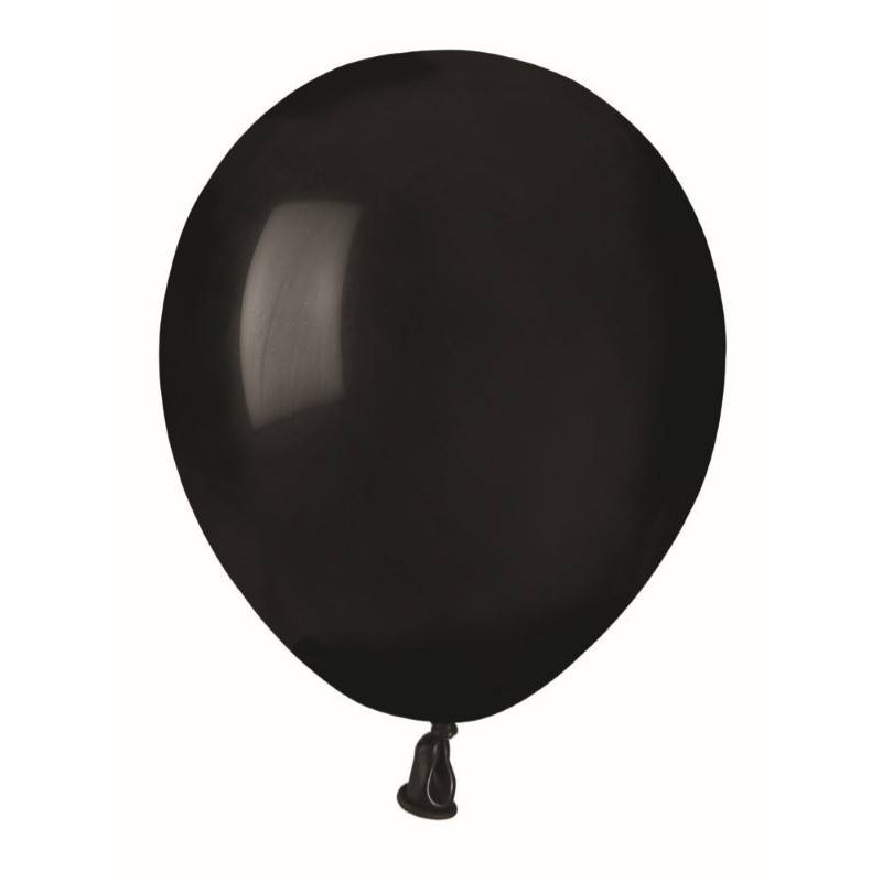 PALLONCINI COLOR 5 12cm NERO 100pz