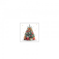 TOVAGLIOLI 25x25cm CHRISTMAS TREE 20pz