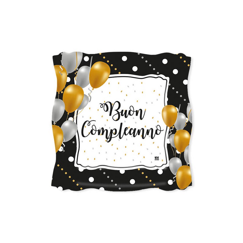 PIATTI PIANI 24cm BUON COMPLEANNO PRESTIGE 8pz