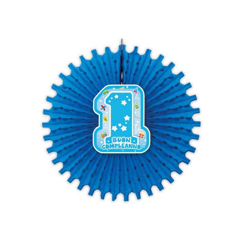 FESTONE GIRANDOLA ø66cm ONE LIGHT BLUE