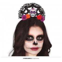 CERCHIETTO CATRINA CON PIZZO E CERCHIO