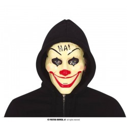 MASCHERA PAGLIACCIO "HA!" IN PVC