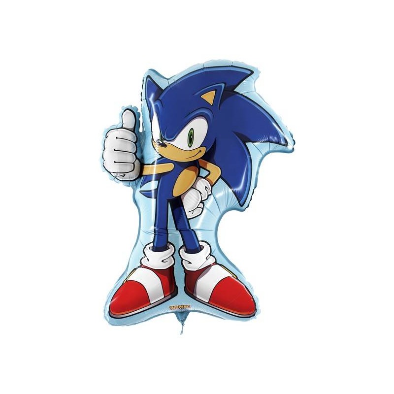 PALLONE MYLAR SUPER SHAPE SONIC 64cm