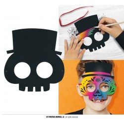 MASCHERE DA COLORARE 20cm 6pz