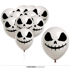 PALLONCINI FANTASMA BIANCHI 10pz